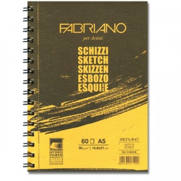 Blok Fabriano sketchbook okomiti A5 110g 80L Fabriano